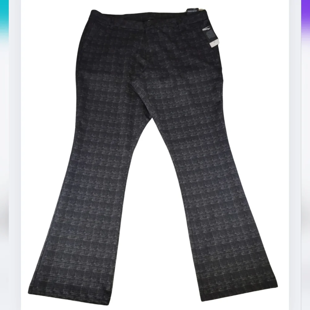 Kut from the Kloth 18W Charcoal Bootcut Trousers Fabric CV-2165